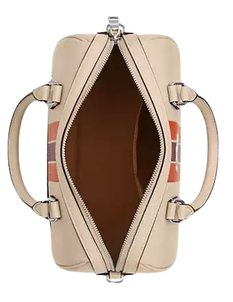 Coach Rowan Satchel Bag With Stripe - Image 2