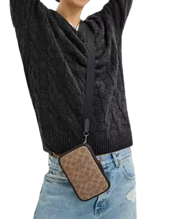 Coach Aden Crossbody Bag In Signature Canvas - Image 4