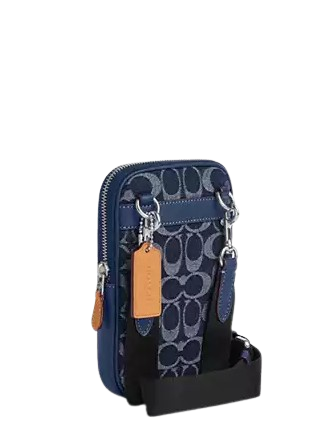 Coach Aden Crossbody Bag In Signature Denim - Image 3