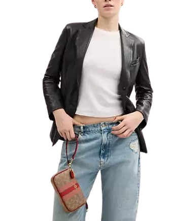Coach Nolita 19 In Signature Canvas With Stripe - Image 2