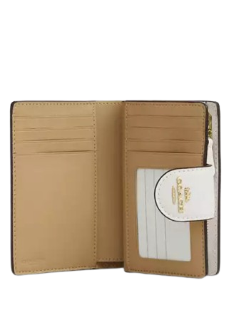 Coach Medium Corner Zip Wallet With Strawberry Print - Image 3