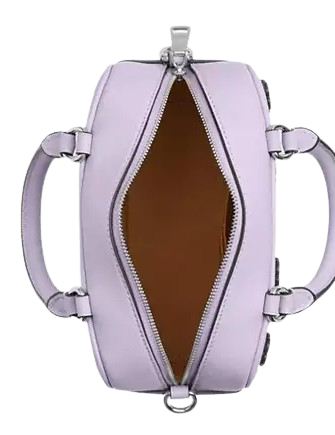 Coach Satchel Crossbody Bag With Floral Applique - Image 3