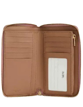 Coach Medium Id Zip Wallet In Signature Canvas - Image 2