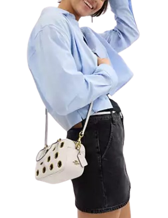 Coach Satchel Crossbody Bag With Grommets - Image 2