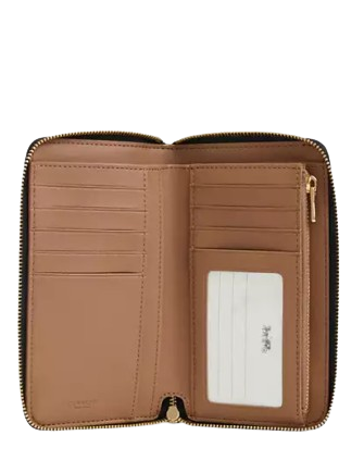 Coach Medium Id Zip Wallet In Signature Canvas - Image 2