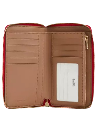 Coach Medium Id Zip Wallet In Signature Canvas - Image 2