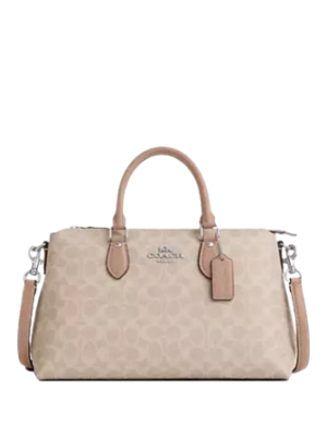 Coach Georgia Satchel Bag In Signature Canvas