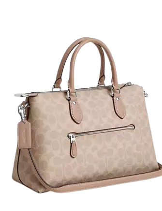 Coach Georgia Satchel Bag In Signature Canvas - Image 3