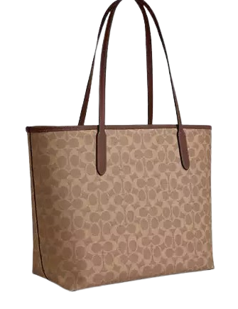 Coach City Tote Bag In Signature Canvas - Image 3