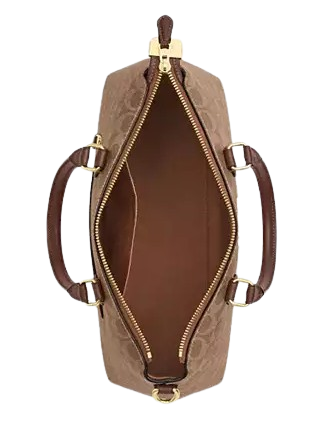Coach Georgia Satchel Bag In Signature Canvas - Image 4