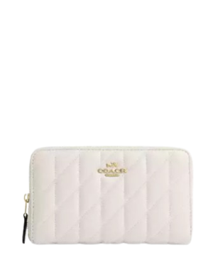 Coach Medium Id Zip Wallet With Quilting