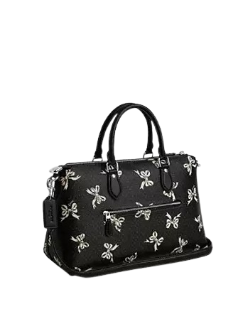 Coach Georgia Stachel Bag With Bow Print - Image 3