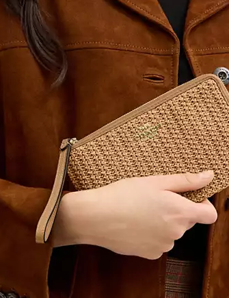 Coach Large Corner Zip Wristlet - Image 3