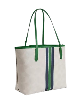 Coach City Tote Bag In Signature Canvas With Coach Graphic - Image 3