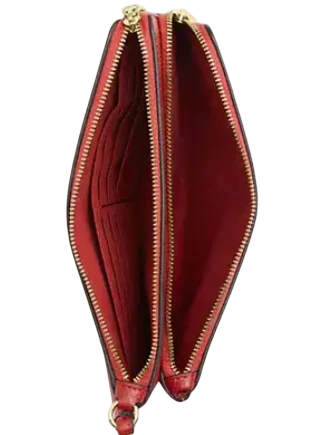 Coach Double Zip Wallet In Signature Canvas - Image 4