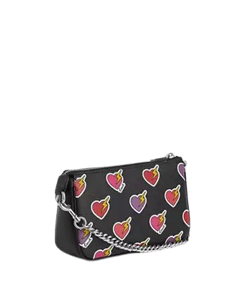 Coach Nolita 19 With Heart Bolt Print - Image 3