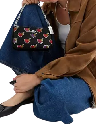 Coach Nolita 19 With Heart Bolt Print - Image 4