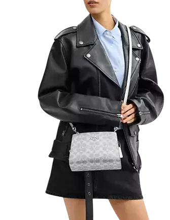 Coach Gia Crossbody Bag In Signature Canvas - Image 4