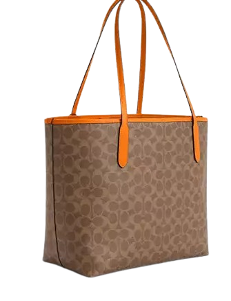 Coach City Tote Bag In Signature Canvas With Star Charm - Image 3