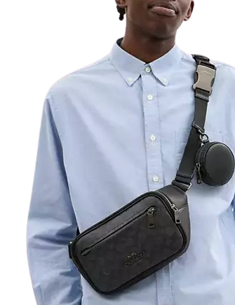 Coach Elias Belt Bag In Signature Canvas - Image 4