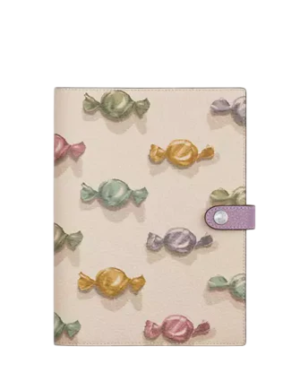 Coach Notebook With Candy Print
