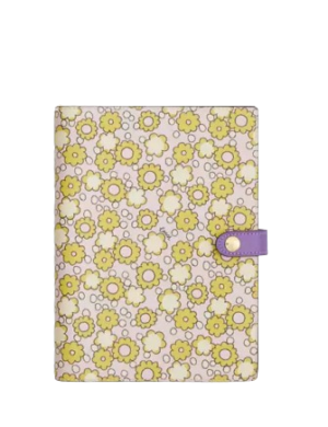 Coach Notebook With Floral Print