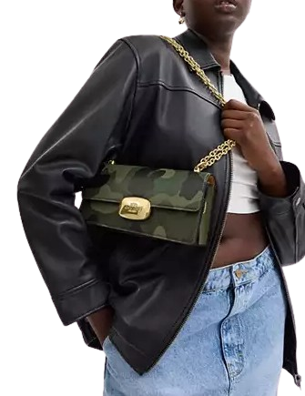 Coach Eliza Flap Crossbody Bag With Camo Print - Image 3