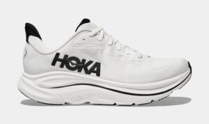 Clifton 10 Mens Running Shoes (White/Black)