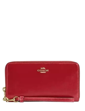 Coach Long Zip Around Wallet