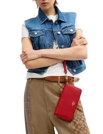 Coach Long Zip Around Wallet - Image 2
