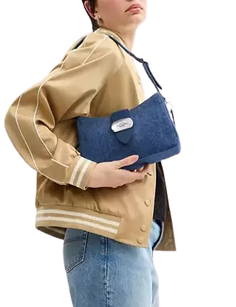 Coach Eliza Shoulder Bag In Denim - Image 2