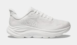 Clifton 10 Womens Running Shoes (White/White)