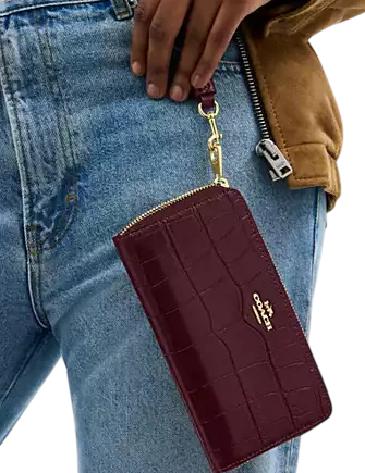 Coach Long Zip Around Wallet - Image 2