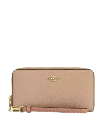 Coach Long Zip Around Wallet