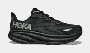 Clifton 9 GTX Mens Running Shoes (Black/Black)