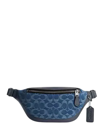 Coach Warren Mini Belt Bag In Signature Denim