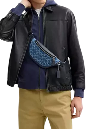Coach Warren Mini Belt Bag In Signature Denim - Image 4