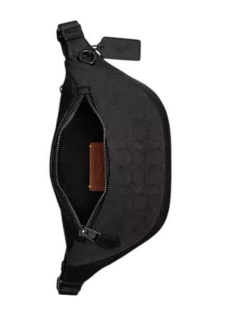 Coach Warren Mini Belt Bag In Signature Jacquard - Image 2