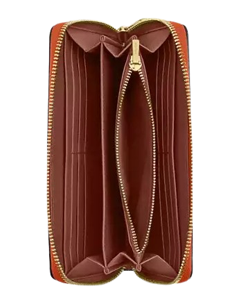 Coach Long Zip Around Wallet In Signature Canvas - Image 3