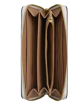 Coach Long Zip Around Wallet In Signature Canvas - Image 2