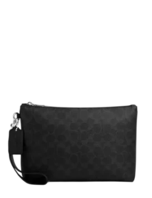 Coach Pouch In Signature Canvas