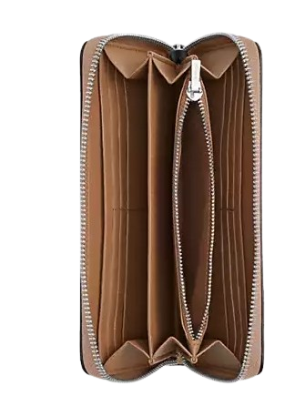 Coach Long Zip Around Wallet In Signature Canvas - Image 2
