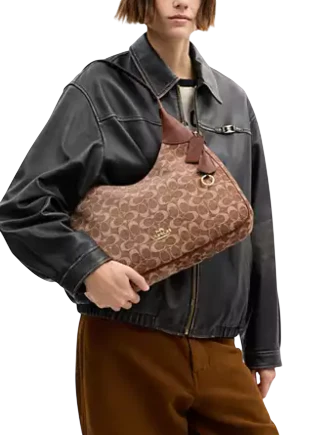 Coach Ella Shoulder Bag In Signature Chenille - Image 4