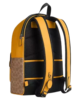 Coach West Backpack In Colorblock Signature Canvas - Image 3