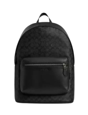 Coach West Backpack In Signature Canvas