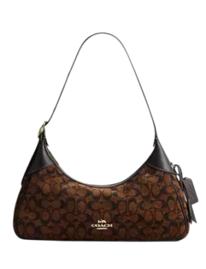 Coach Ella Small Shoulder Bag In Signature Chenille