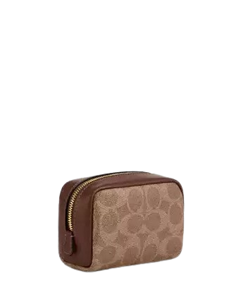 Coach Pouch Wristlet In Signature Canvas - Image 3