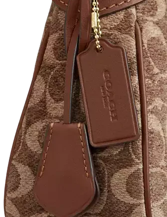 Coach Ella Small Shoulder Bag In Signature Chenille - Image 2