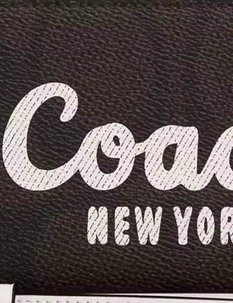 Coach Long Zip Around Wallet In Signature Canvas With Coach Graphic - Image 3