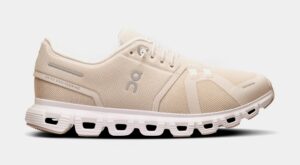 Cloud 6 Womens Running Shoes (Pearl/White/White)